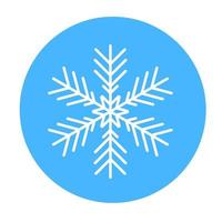 icono de copo de nieve de invierno vectorial. ilustración para web vector