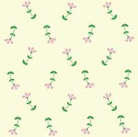 delicate floral print. summer wallpaper or background vector