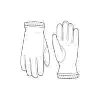 Isolated object of glove and winter icon. Set of glove and equipment vector icon for stock.