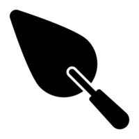 Vector design of trowel, solid icon