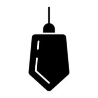 A trendy vector design of plumb bob