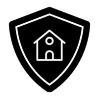 A unique design icon of home security vector