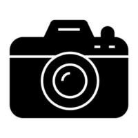 Trendy design icon of camera vector
