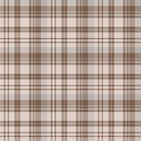 Seamless pattern in light beige, brown and gray colors for plaid, fabric, textile, clothes, tablecloth and other things. Vector image.