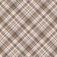 Seamless pattern in light beige, brown and gray colors for plaid, fabric, textile, clothes, tablecloth and other things. Vector image. 2