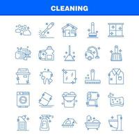 Cleaning Line Icons Set For Infographics Mobile UXUI Kit And Print Design Include Brush Brushing Clean Scrub Plunger Restroom Toilet Tool Icon Set Vector