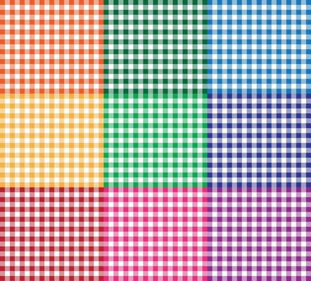 colorful plaid fabric texture