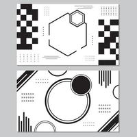 modern abstract geometry background. Simple black and white background vector