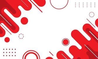 Red abstract fluid background. Geometric flat background vector