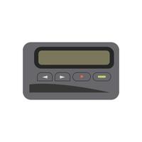 pager icon sign symbol on white vector