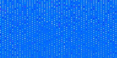 Light pink, blue vector background with bubbles.