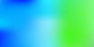 Light blue, green vector abstract blur texture.