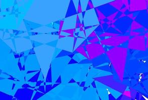 Light Pink, Blue vector background with polygonal forms.