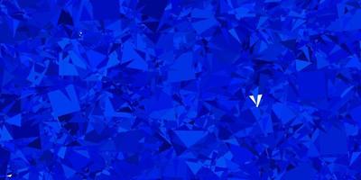 Dark BLUE vector template with triangle shapes.