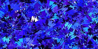 Dark Pink, Blue vector backdrop with triangles, lines.
