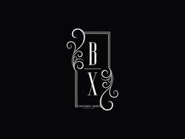 Initials BX Logo Image, Luxury Bx xb Letter Logo Design vector