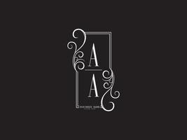 Initials AA Logo Icon, Luxury Aa a a Letter Logo Design For Business vector