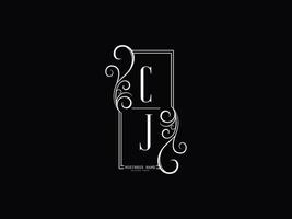 Letter CJ Luxury Logo, Premium Cj jc Logo Icon Design vector