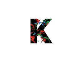 Alphabet K KK Letter Logo Icon Vector