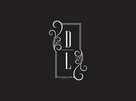 Luxury DL Logo Icon, Creative Dl Letter Logo Design For Business vector