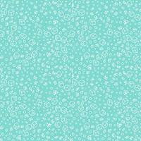 Vector seamless pattern with hand drawn bubbles and ice cubes randomly placed on blue background. Simple funny repeatable backdrop.