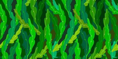 Vector seamless pattern with cactus leaves, repeatable minimalistic background. Repeatable botanical backdrop.