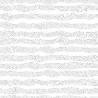 Vector seamless pattern with seeds in wavy lines shapes. Monochrome minimalistic repeatable background.