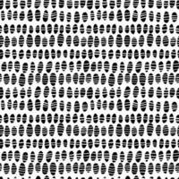 Vector seamless black and white pattern with seeds motif. Abstract monochrome minimalistic background. Striped repeatable backdrop.