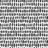 Vector seamless black and white pattern with seeds motif. Abstract monochrome minimalistic background. Striped repeatable backdrop.