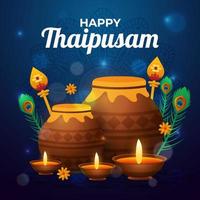 Thaipusam Festival Concept vector