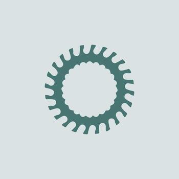 mandala design with abstract shape vector