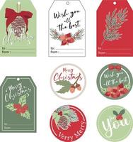 Christmas Gift Tag vector