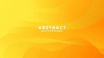 Abstract Yellow Fluid Wave Background vector