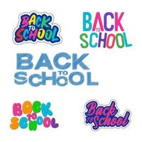 Back to school element  icon vector