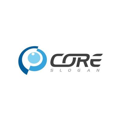 C Letter Core icon vector illustration