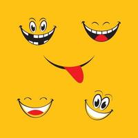 Smile emotion icon vector illustration