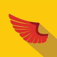 Wing icon in flat style vector