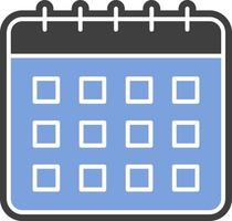 Calendar color icon vector