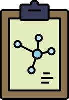 clipboard color icon vector
