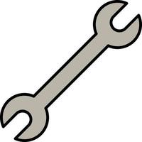 wrench color icon vector