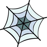 icono de color de telaraña vector