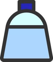 bottle color icon vector