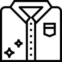 shirt t shirt fashion shopping - outline icon vector