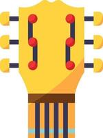 guitar music instrument tuning - flat icon vector