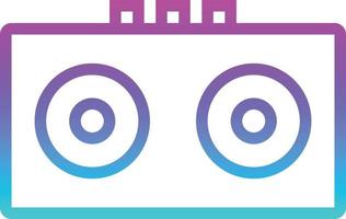 speaker sound wifi - gradient icon vector