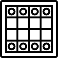 board game playing chess - outline icon vector