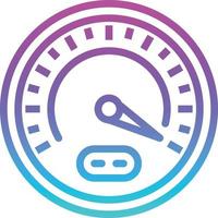 racing car meter speeding - gradient icon vector