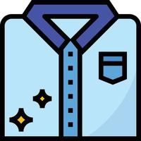 shirt t shirt fashion shopping - fill outline icon vector