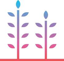 wheat grain rice - gradient solid icon vector