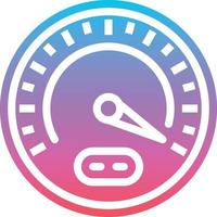 racing car meter speeding - gradient solid icon vector